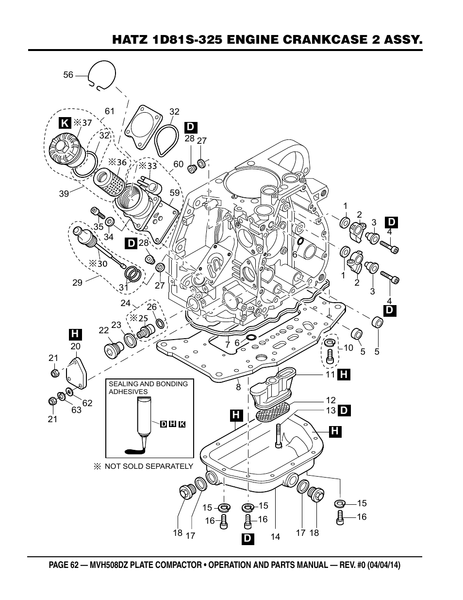 Multiquip MVH508DZ User Manual | Page 62 / 100