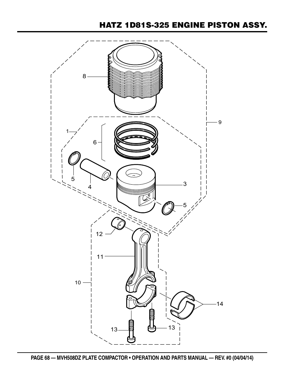 Multiquip MVH508DZ User Manual | Page 68 / 100