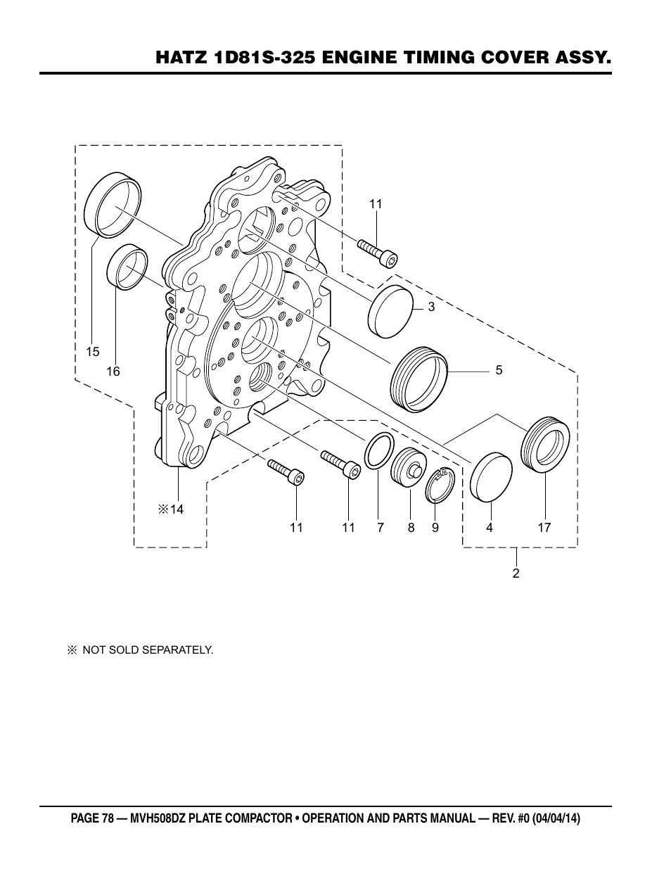 Multiquip MVH508DZ User Manual | Page 78 / 100