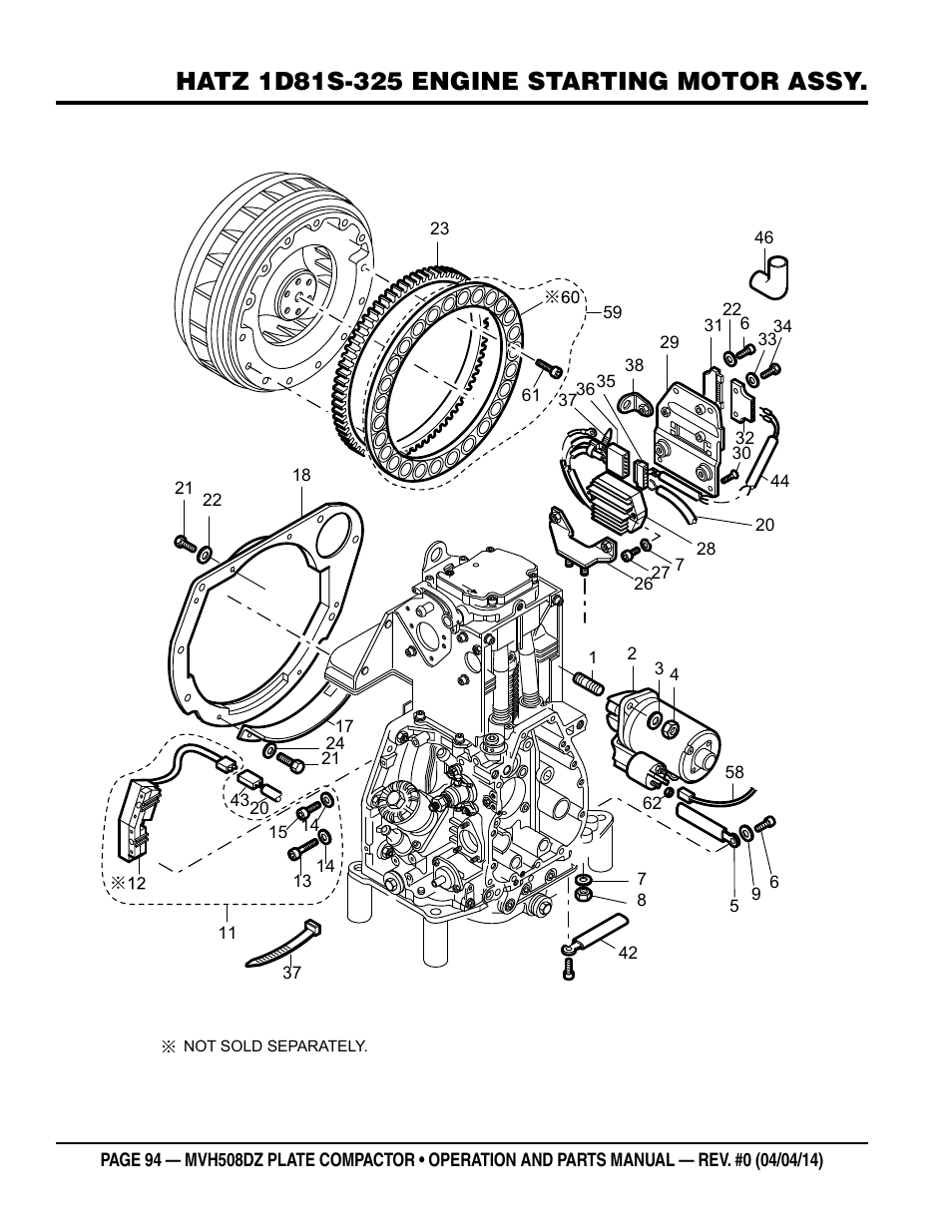 Multiquip MVH508DZ User Manual | Page 94 / 100