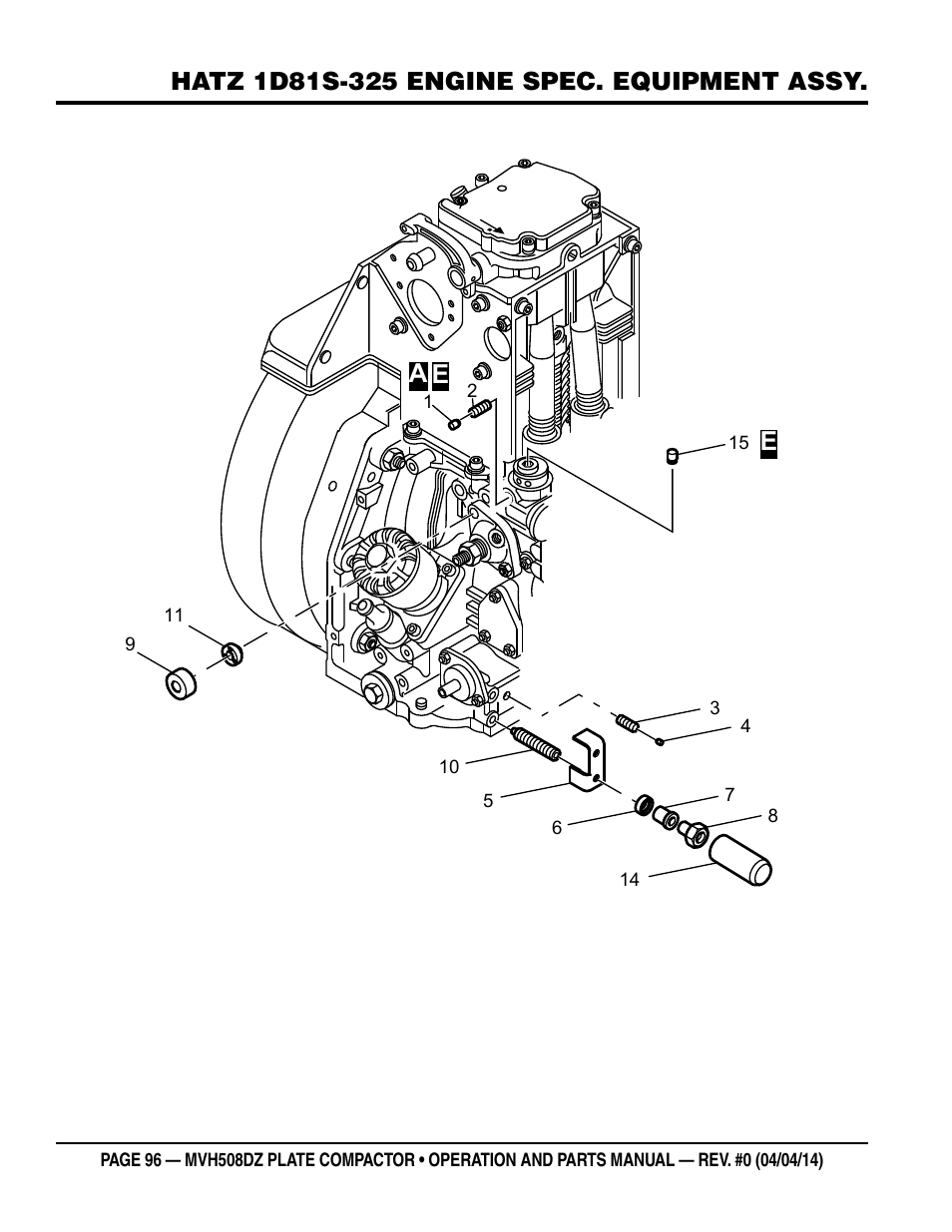Multiquip MVH508DZ User Manual | Page 96 / 100