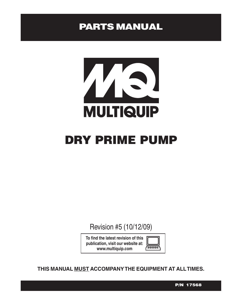 Multiquip MP200SDLSM Parts Manual User Manual | 56 pages