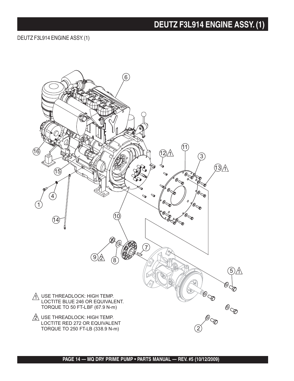 Multiquip MP200SDLSM Parts Manual User Manual | Page 14 / 56