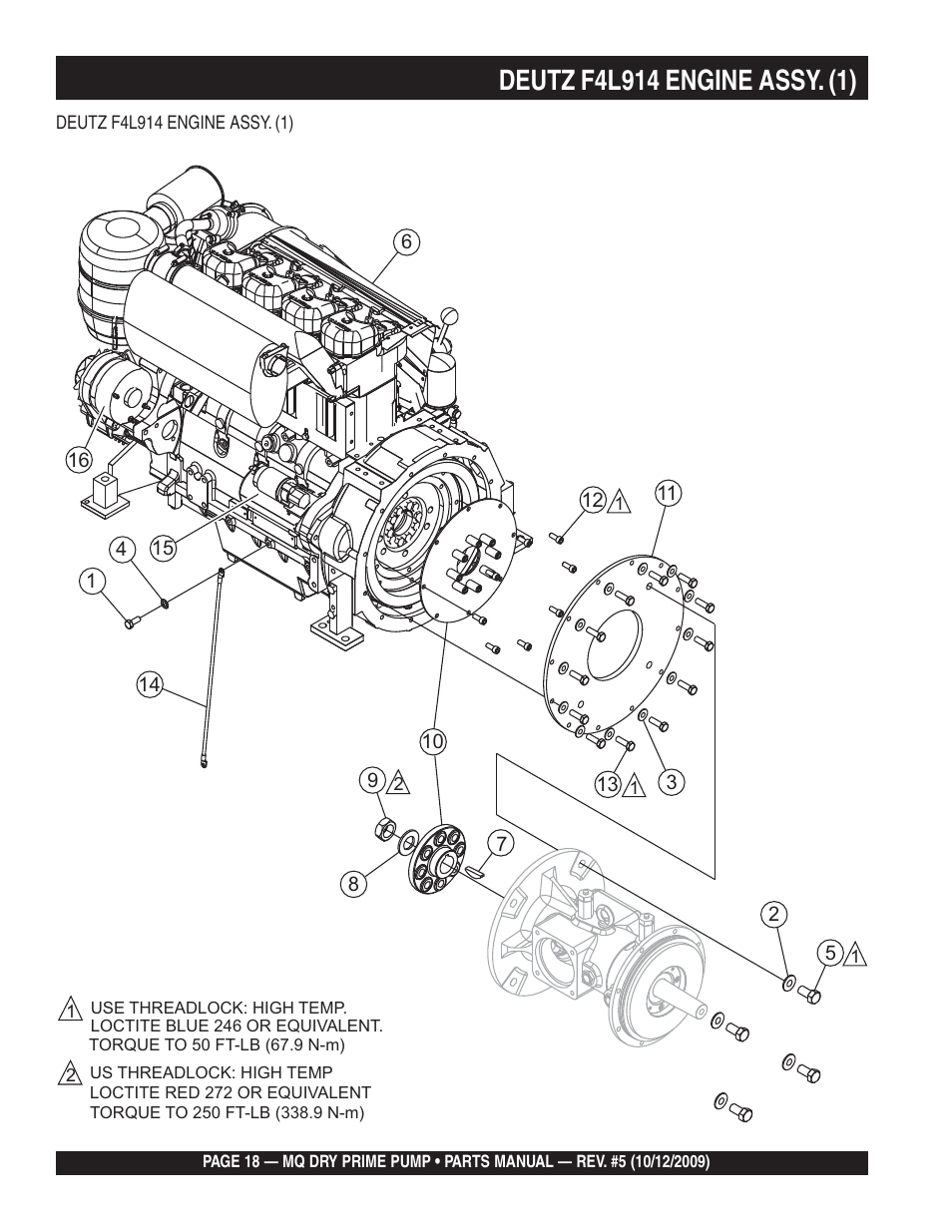 Multiquip MP200SDLSM Parts Manual User Manual | Page 18 / 56