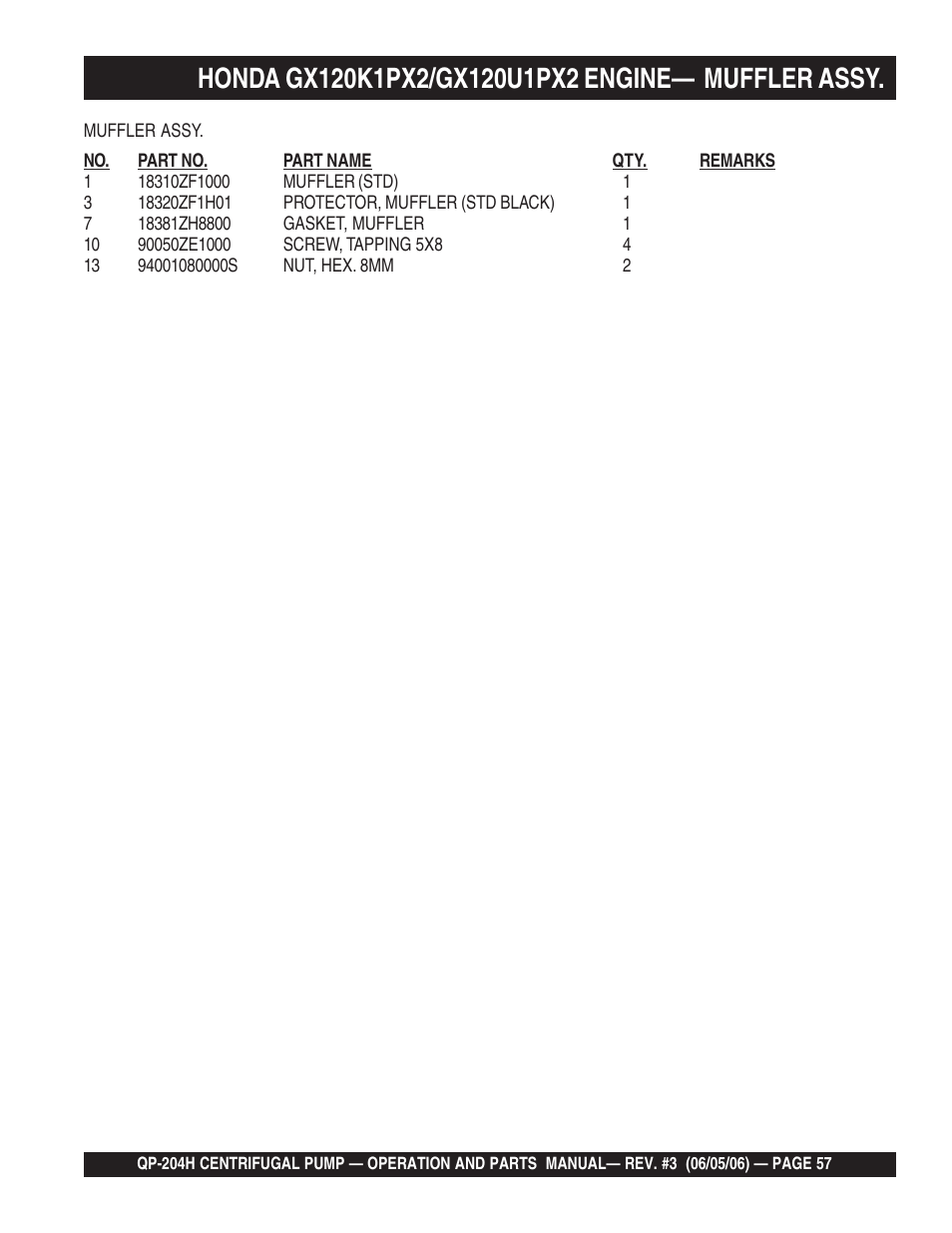 Multiquip QP204H User Manual | Page 57 / 68