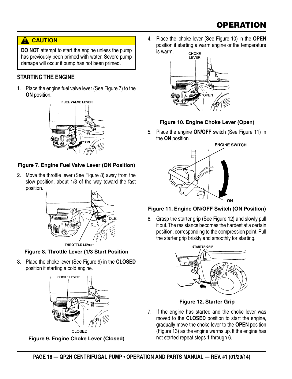 Operation | Multiquip QP2H User Manual | Page 18 / 36