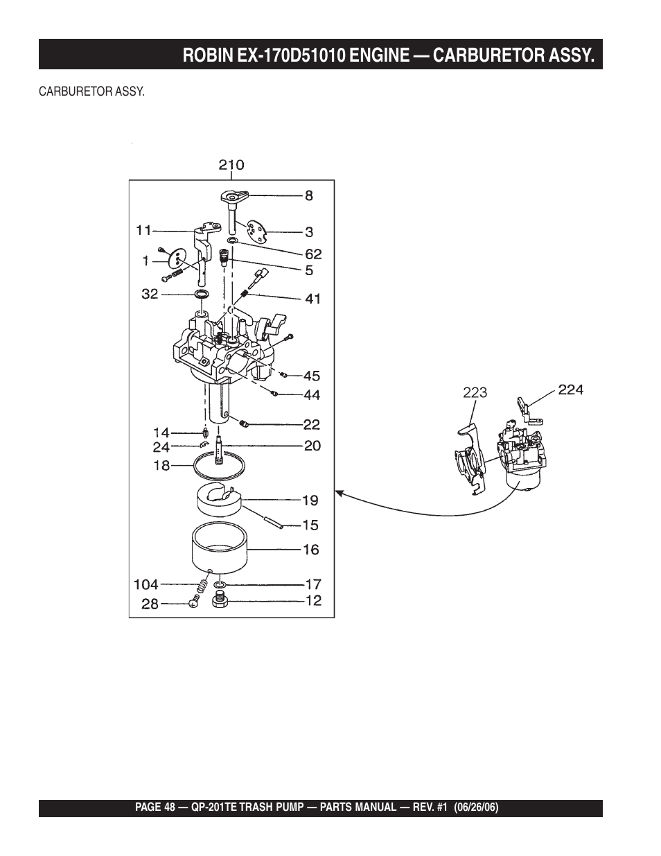 Multiquip QP201TE User Manual | Page 48 / 54