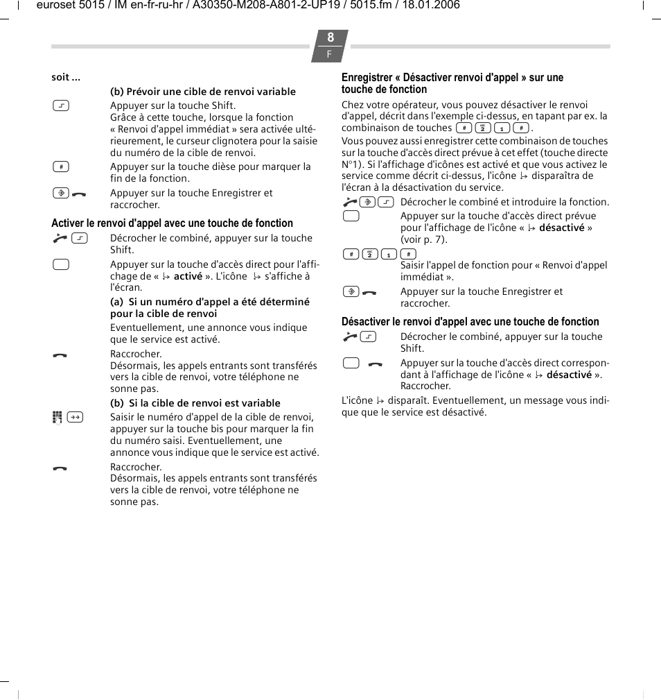 Siemens Euroset 5015 User Manual | Page 16 / 36