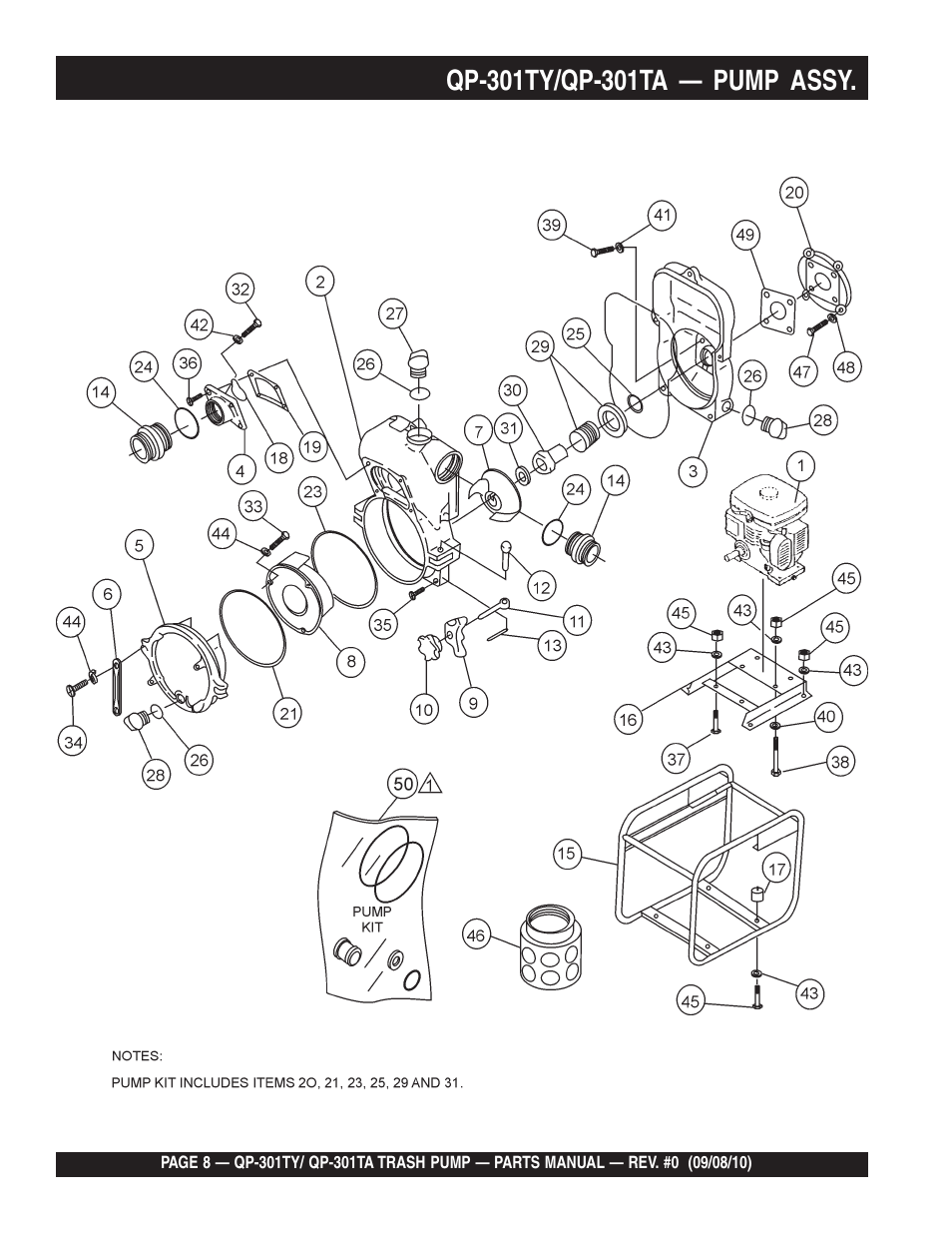 Multiquip QP301TA_TY User Manual | Page 8 / 14