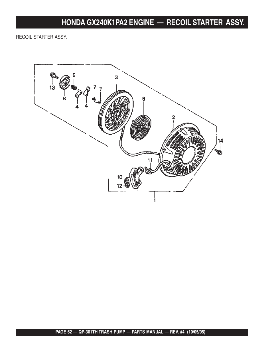 Multiquip QP301TH User Manual | Page 62 / 70