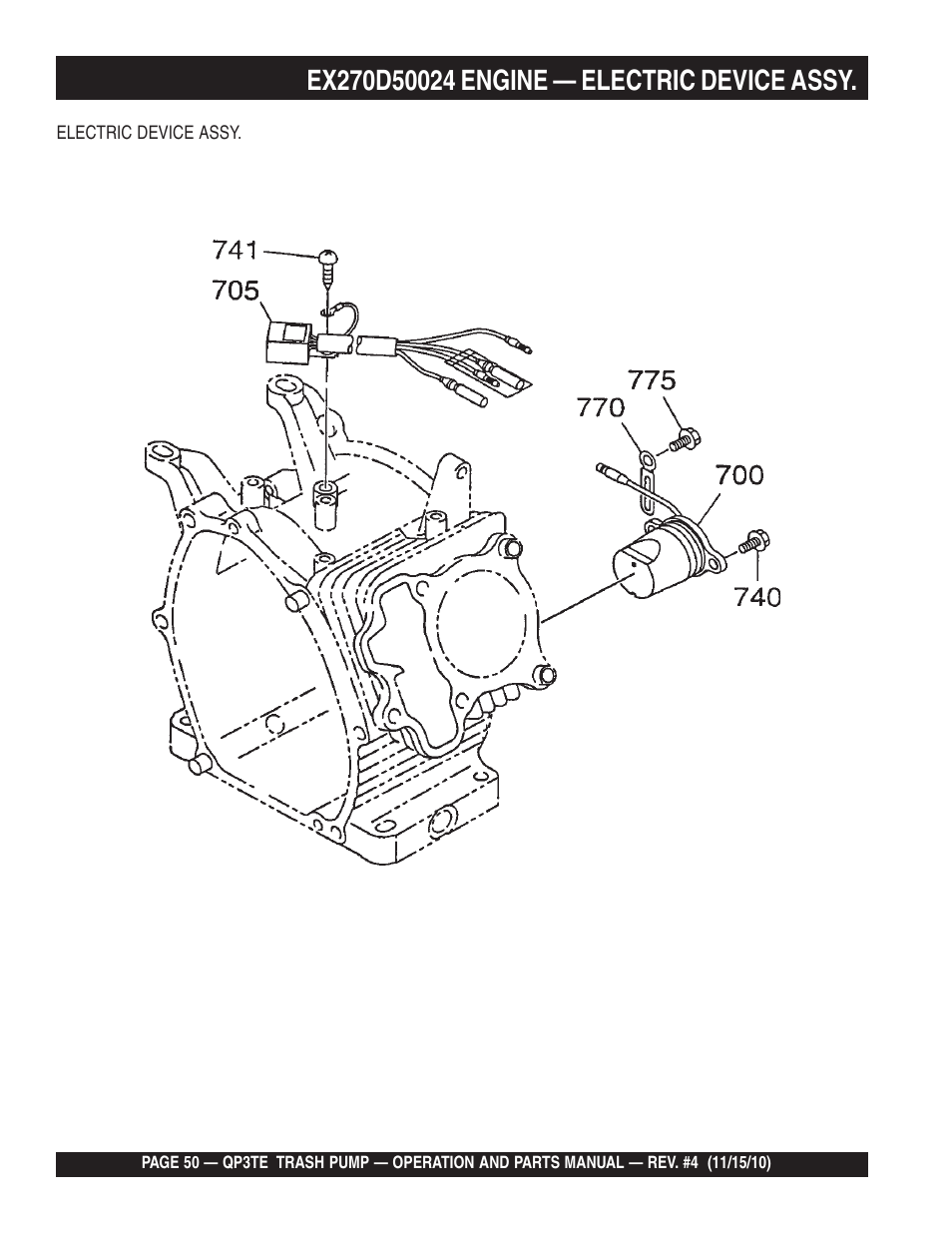 Multiquip QP3TE User Manual | Page 50 / 56