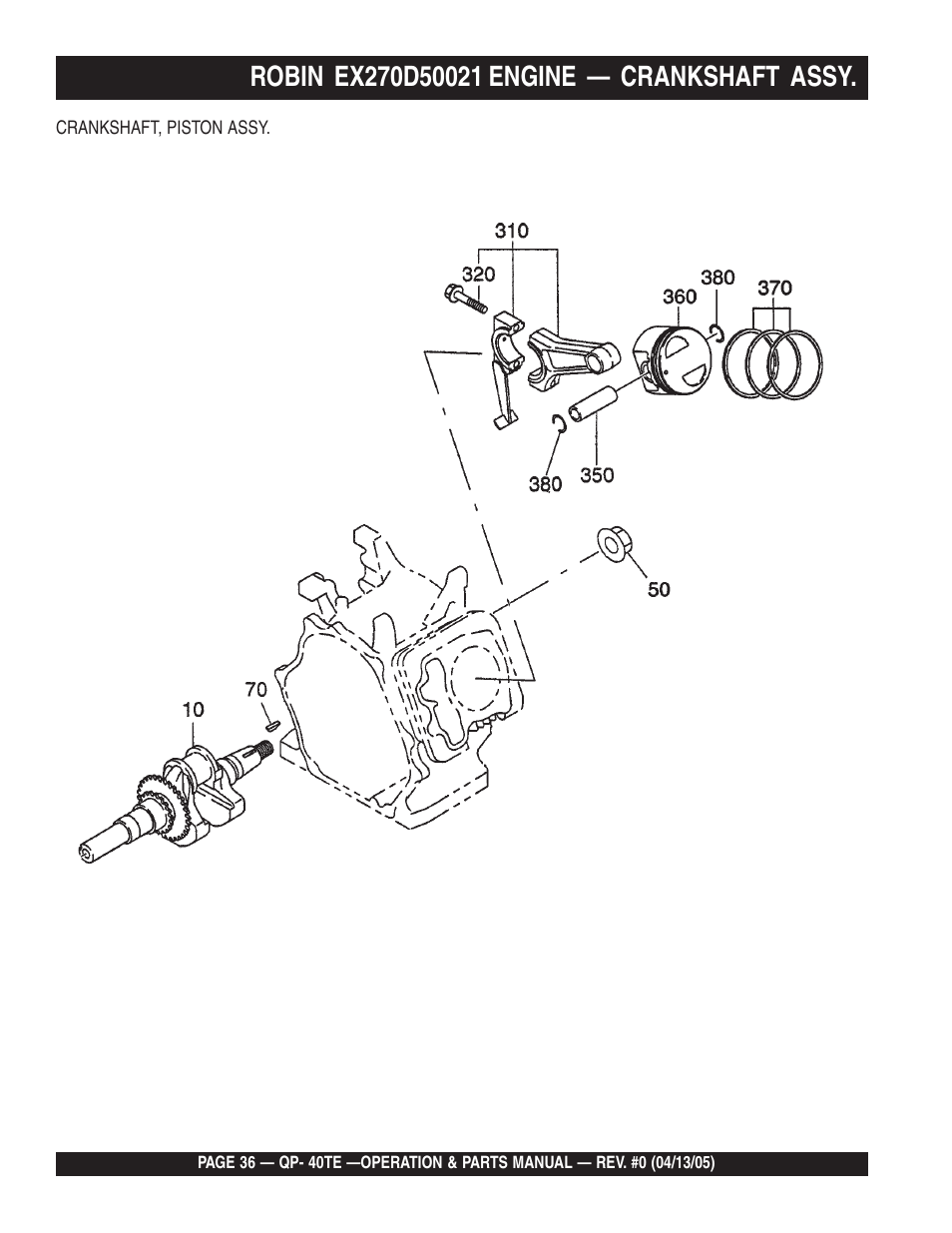 Multiquip QP40TE User Manual | Page 36 / 56