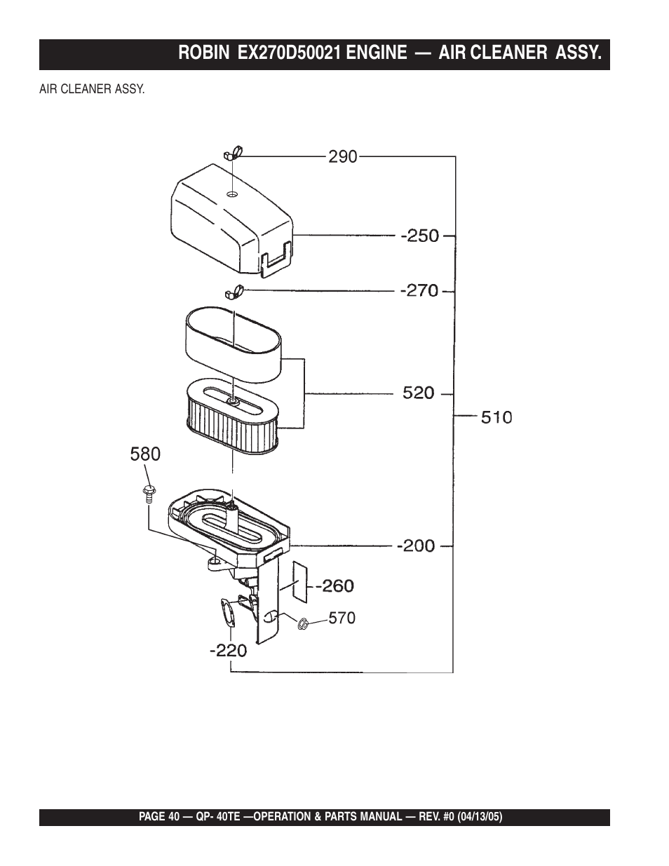 Multiquip QP40TE User Manual | Page 40 / 56