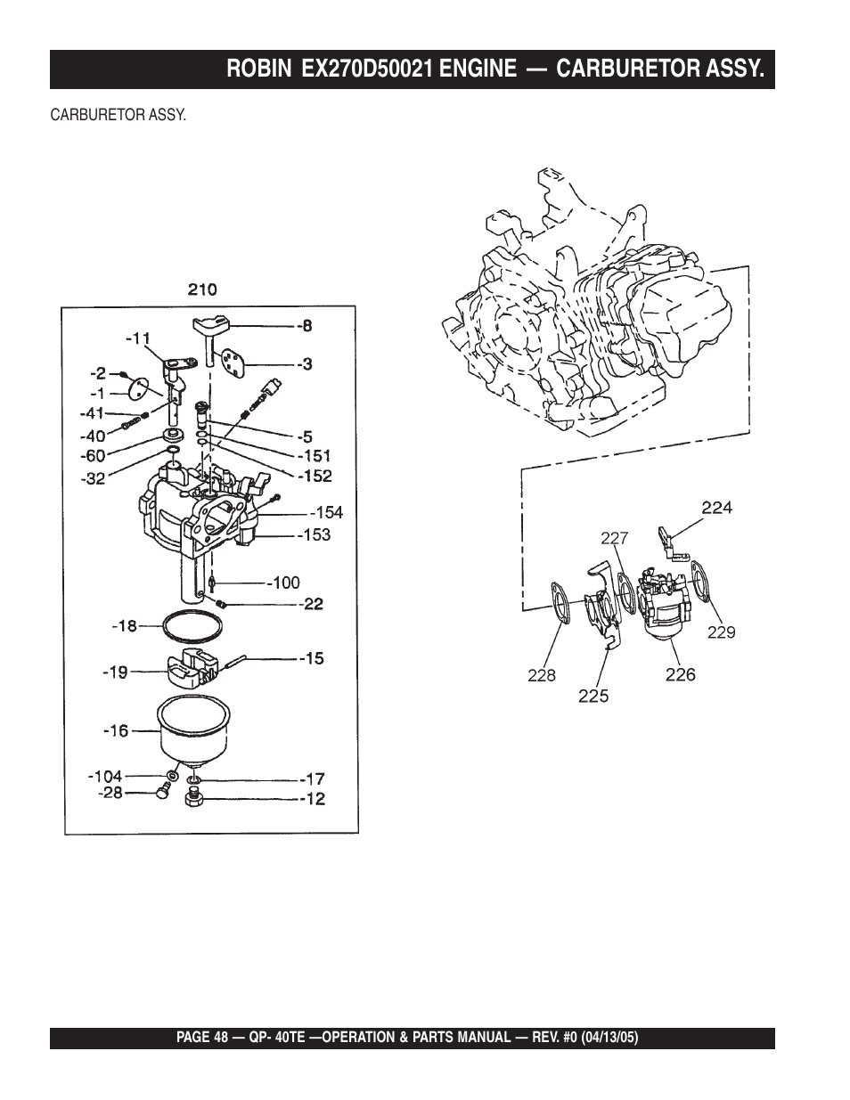 Multiquip QP40TE User Manual | Page 48 / 56
