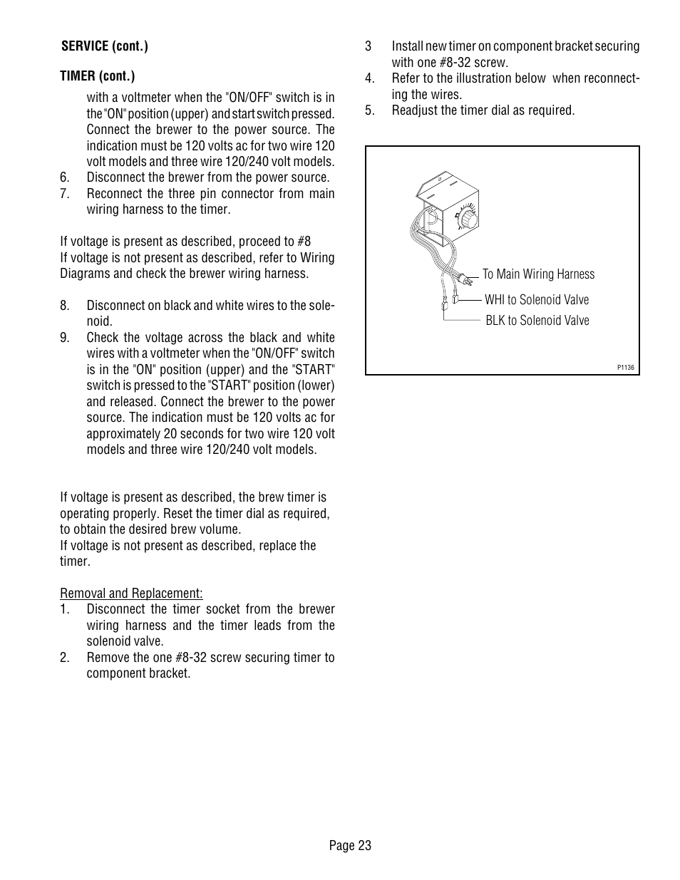 Bunn CWT-TS User Manual | Page 23 / 24