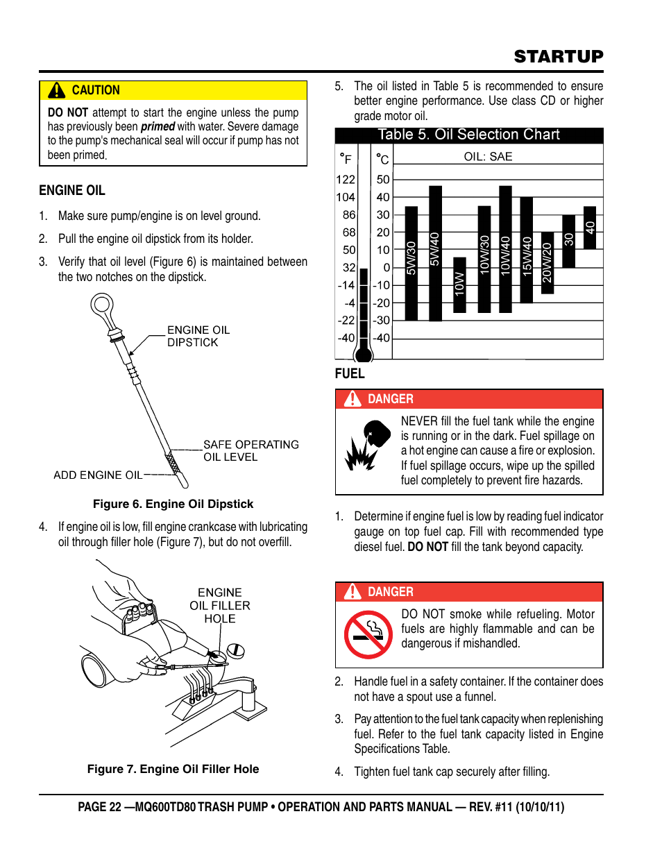 Startup | Multiquip MQ600TD80 User Manual | Page 22 / 76