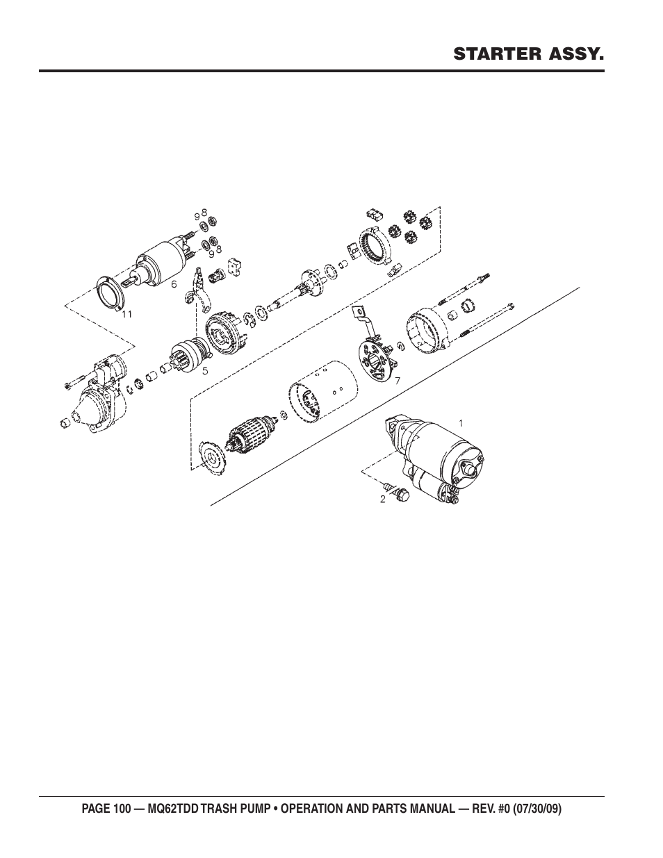 Multiquip MQ62TDD User Manual | Page 100 / 116
