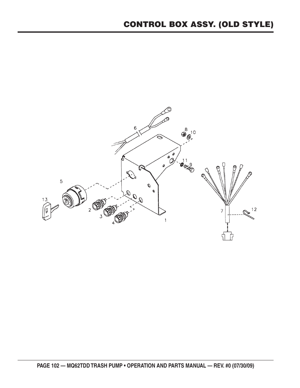 Multiquip MQ62TDD User Manual | Page 102 / 116