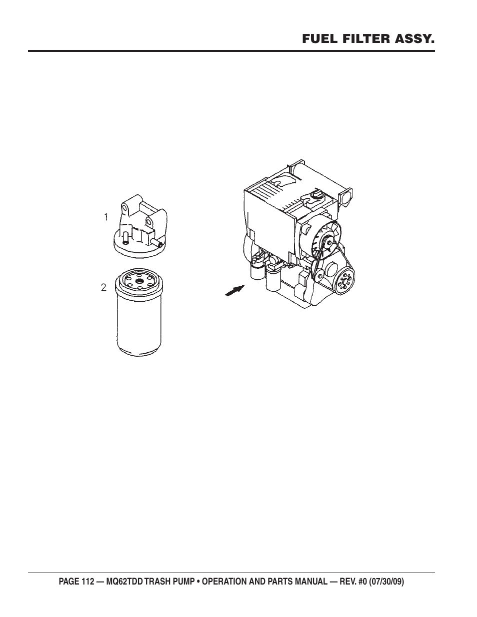 Multiquip MQ62TDD User Manual | Page 112 / 116