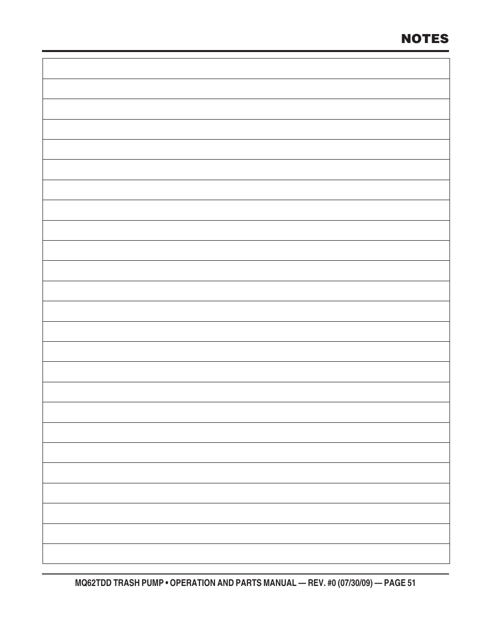 Multiquip MQ62TDD User Manual | Page 51 / 116