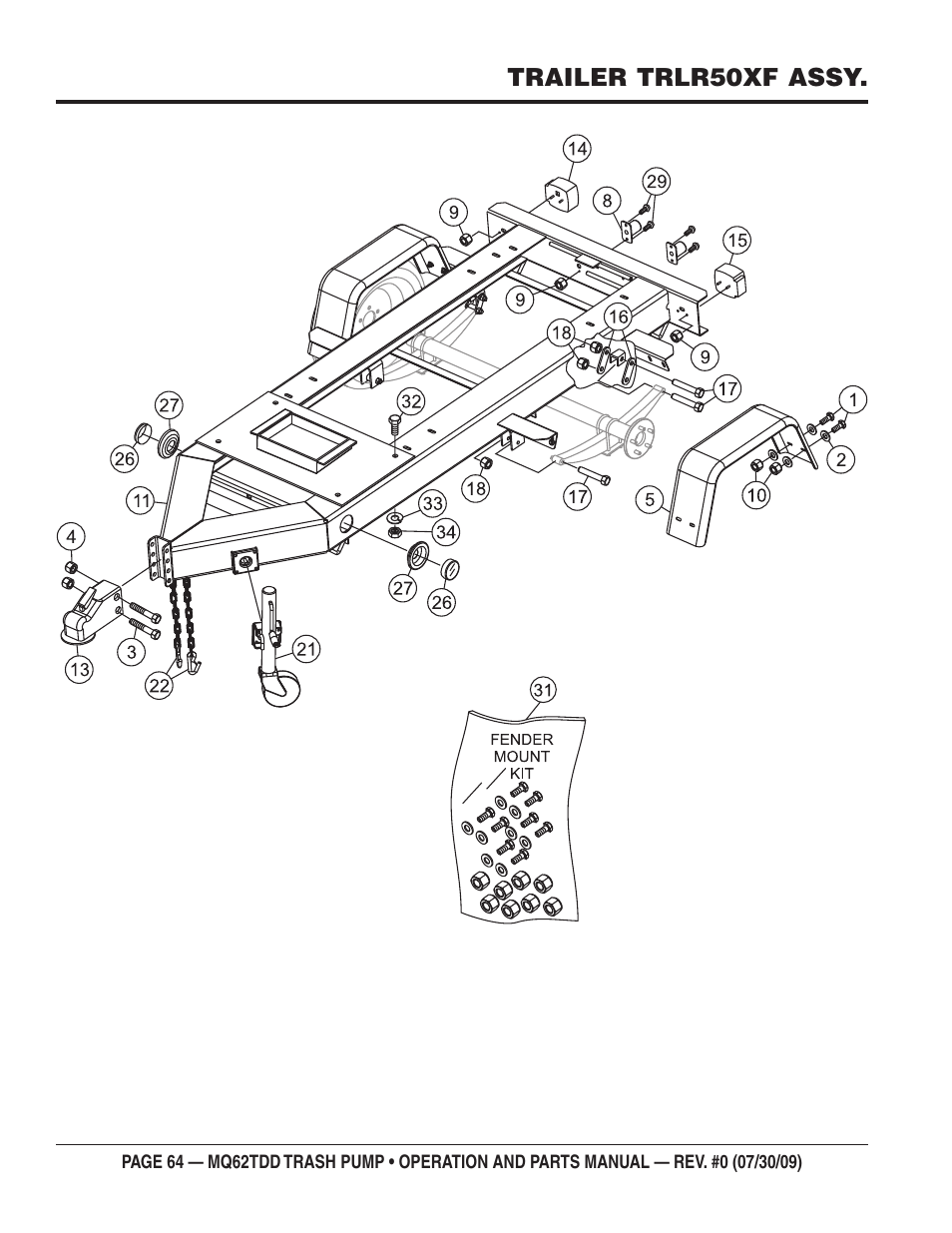 Multiquip MQ62TDD User Manual | Page 64 / 116