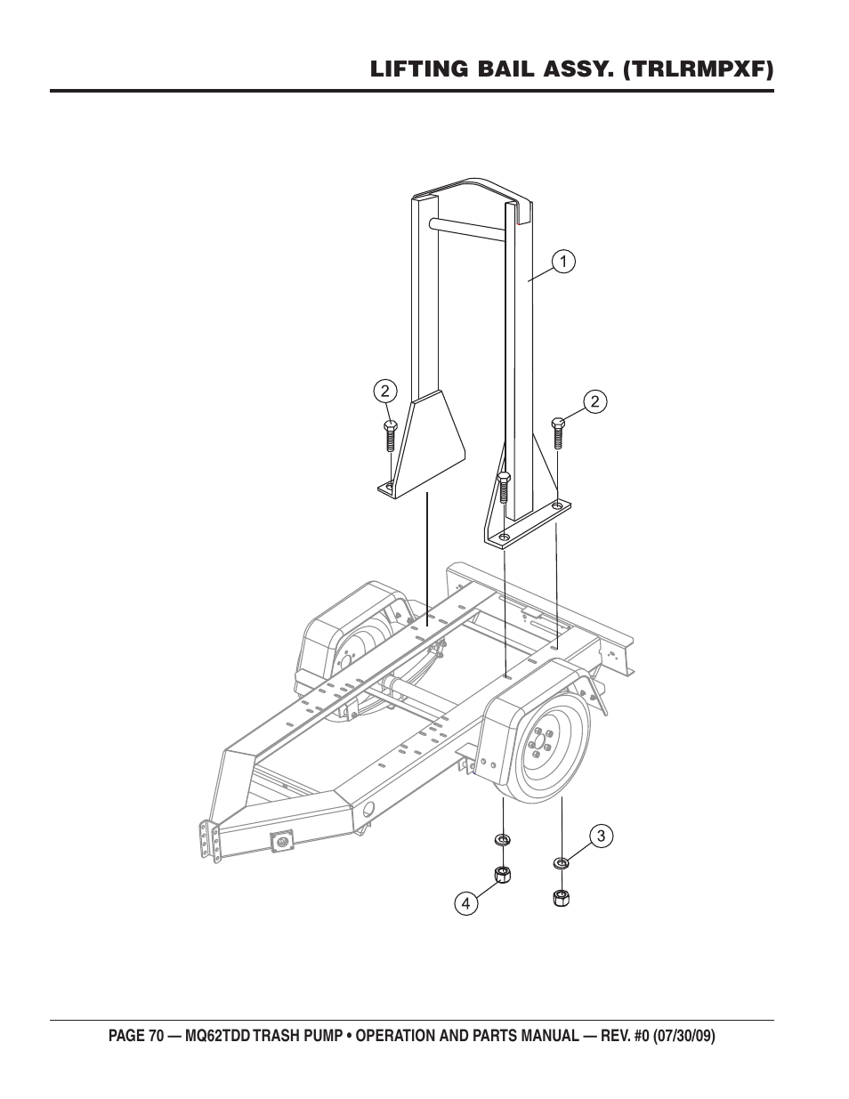 Multiquip MQ62TDD User Manual | Page 70 / 116