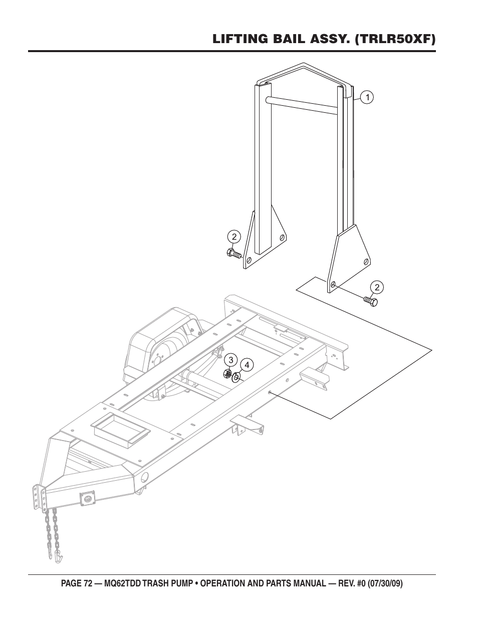 Multiquip MQ62TDD User Manual | Page 72 / 116