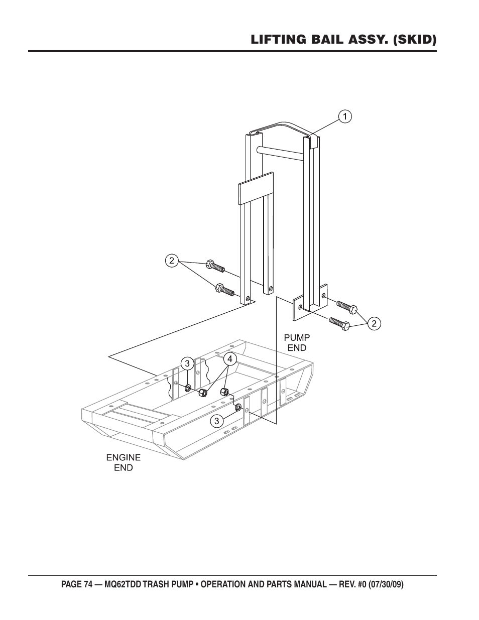 Multiquip MQ62TDD User Manual | Page 74 / 116