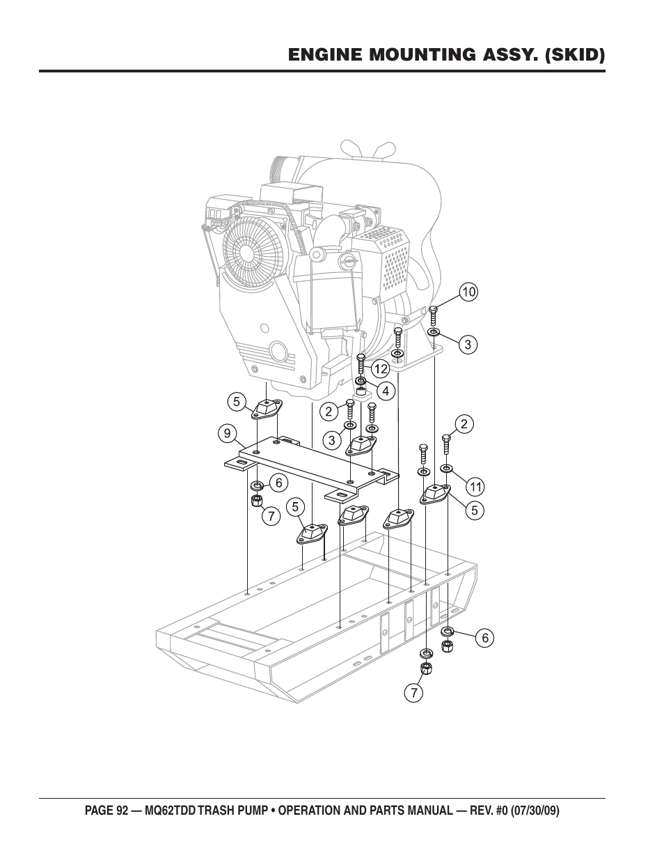 Multiquip MQ62TDD User Manual | Page 92 / 116