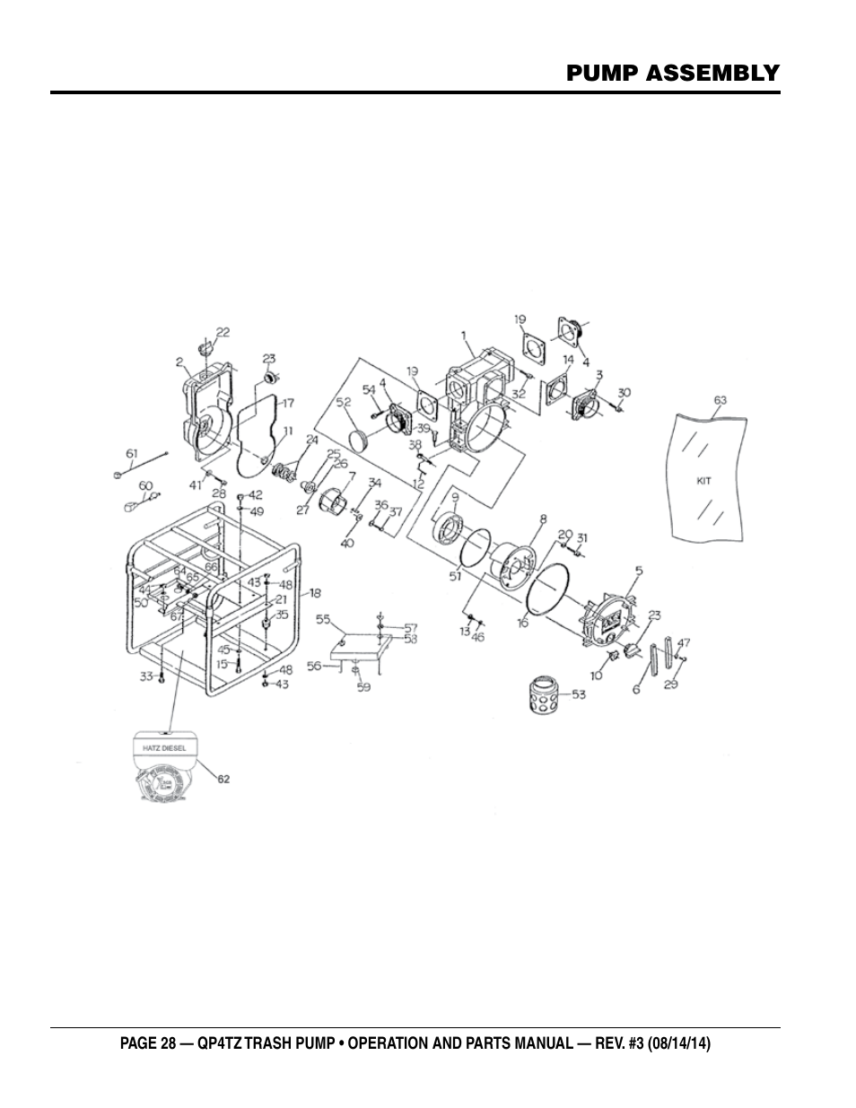 Multiquip QP4TZ User Manual | Page 28 / 36