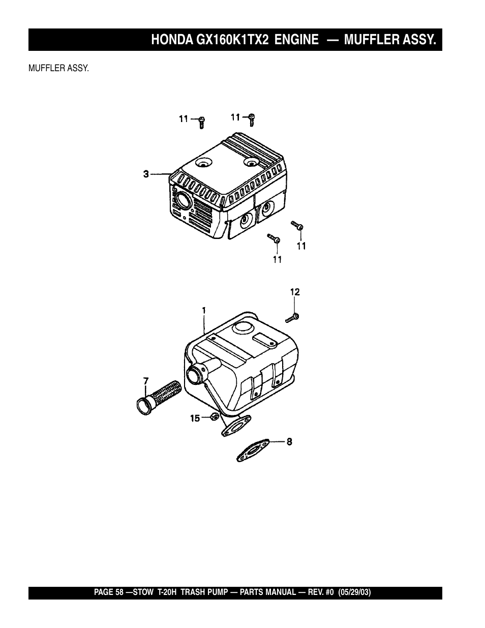 Multiquip T20H User Manual | Page 58 / 70
