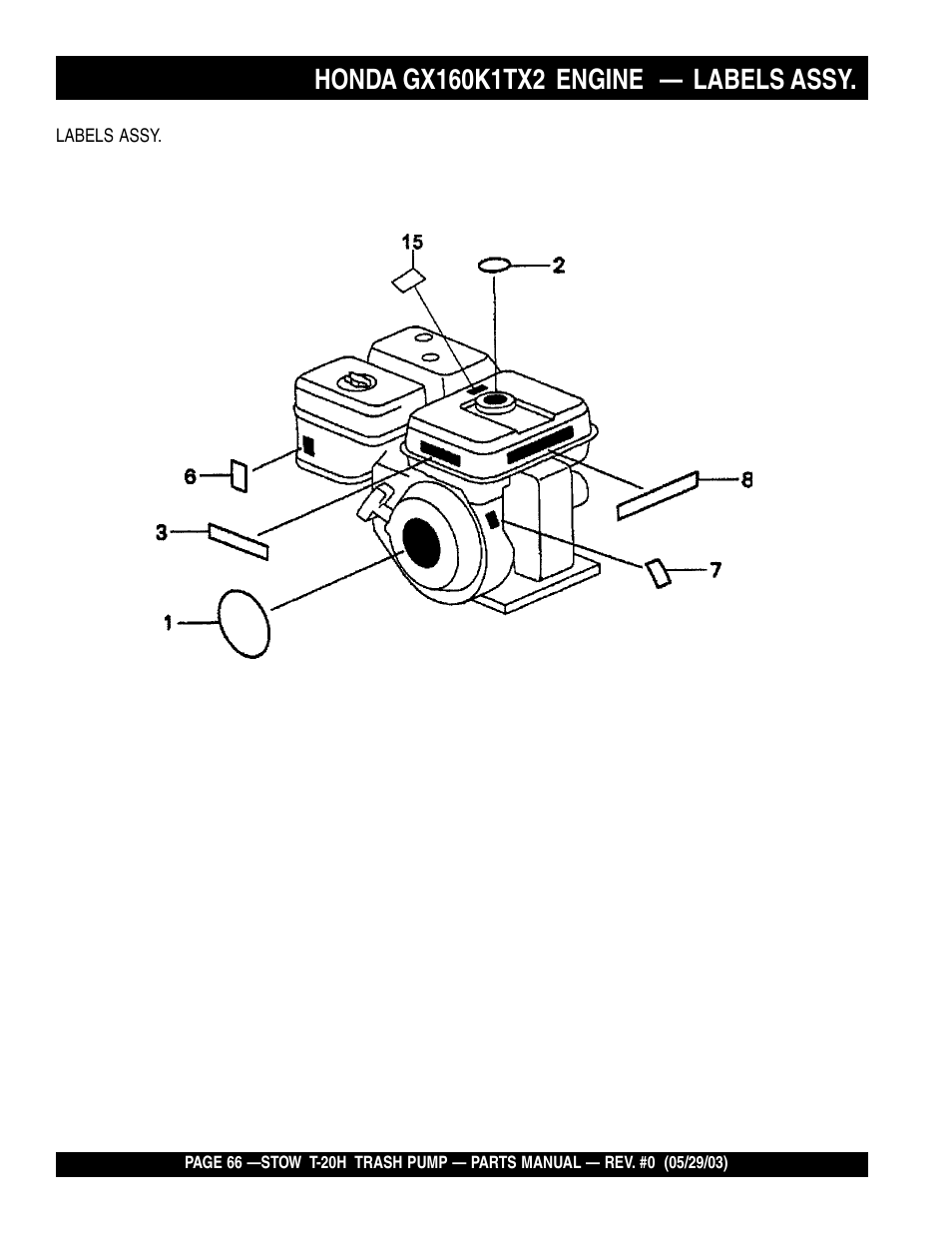 Multiquip T20H User Manual | Page 66 / 70