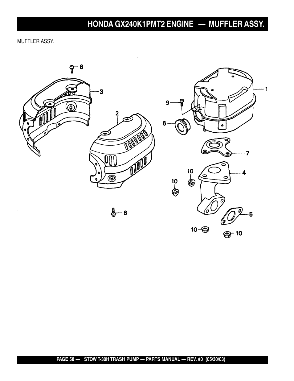 Multiquip T30H User Manual | Page 58 / 70