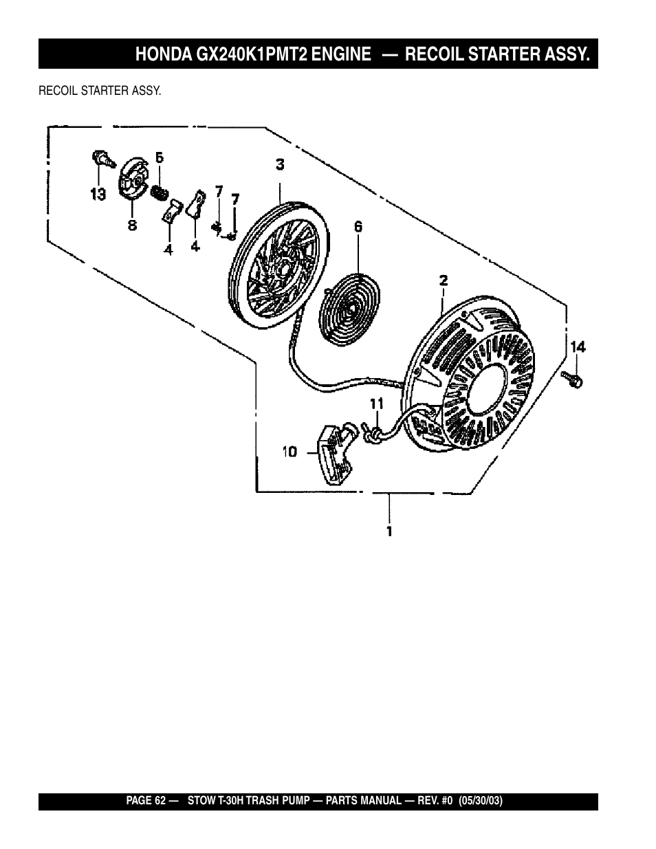 Multiquip T30H User Manual | Page 62 / 70