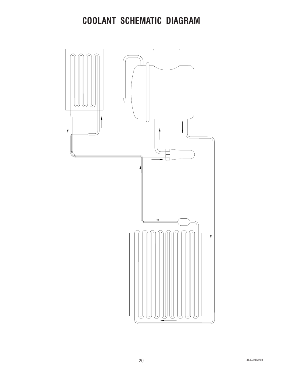 Coolant schematic diagram | Bunn JDF-2 User Manual | Page 20 / 21