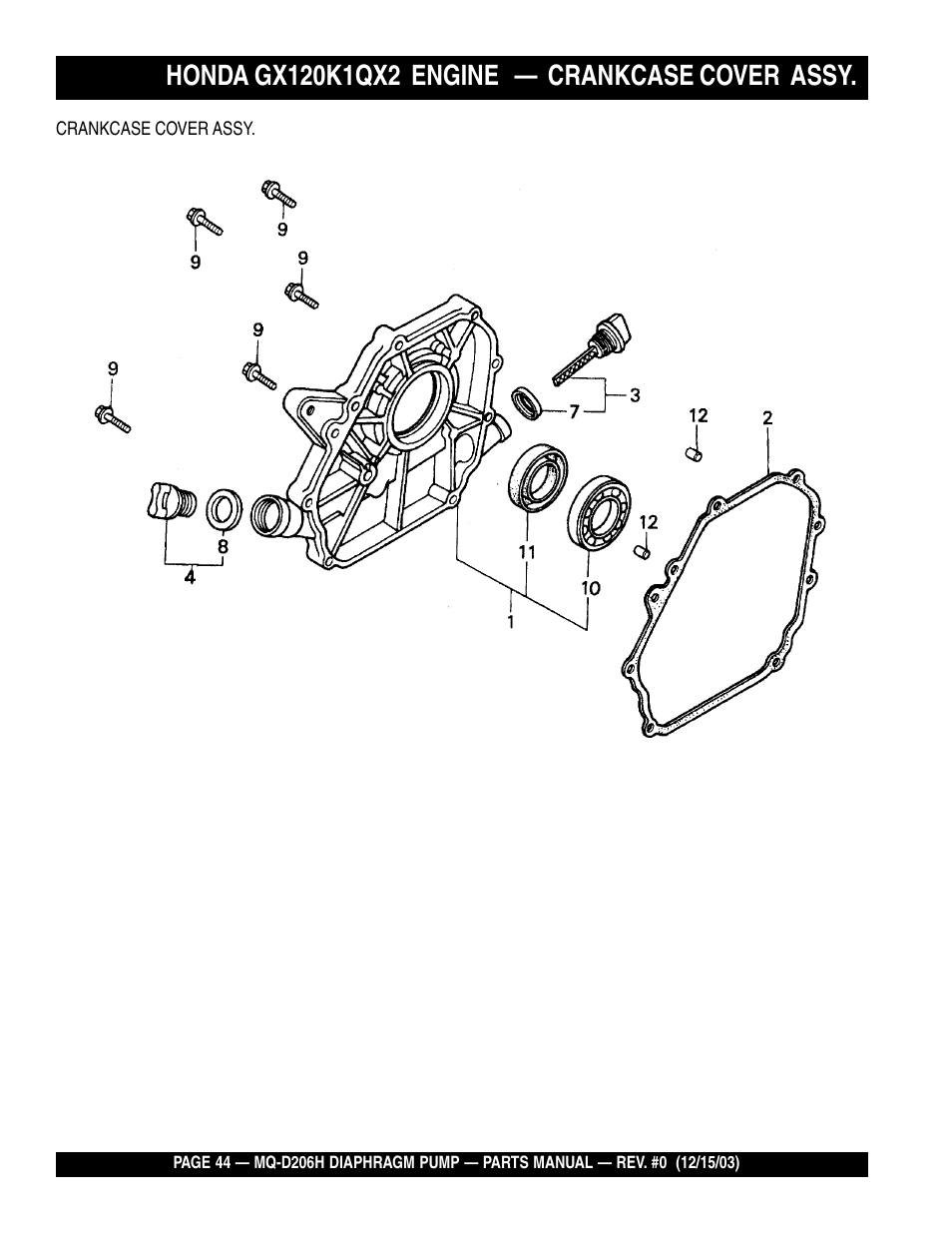 Multiquip MQD206H User Manual | Page 44 / 70