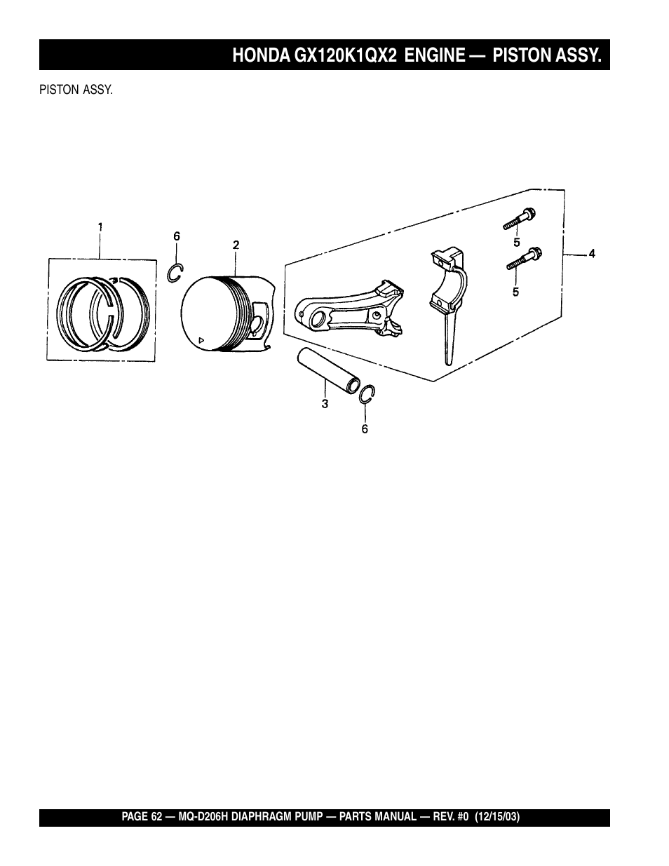 Multiquip MQD206H User Manual | Page 62 / 70