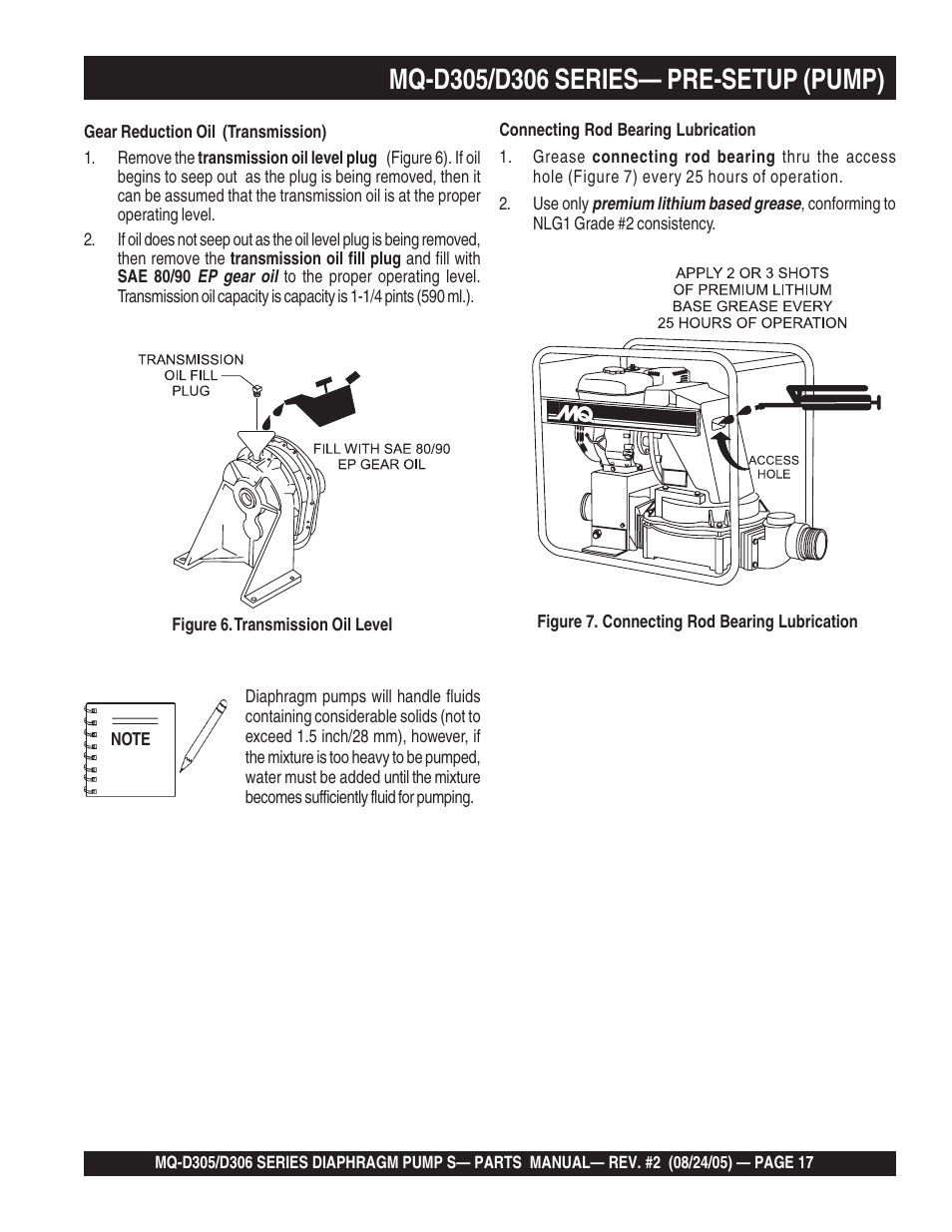 Multiquip MQD306 User Manual | Page 17 / 76