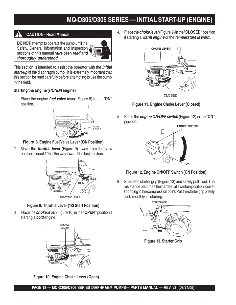 Multiquip MQD306 User Manual | Page 18 / 76