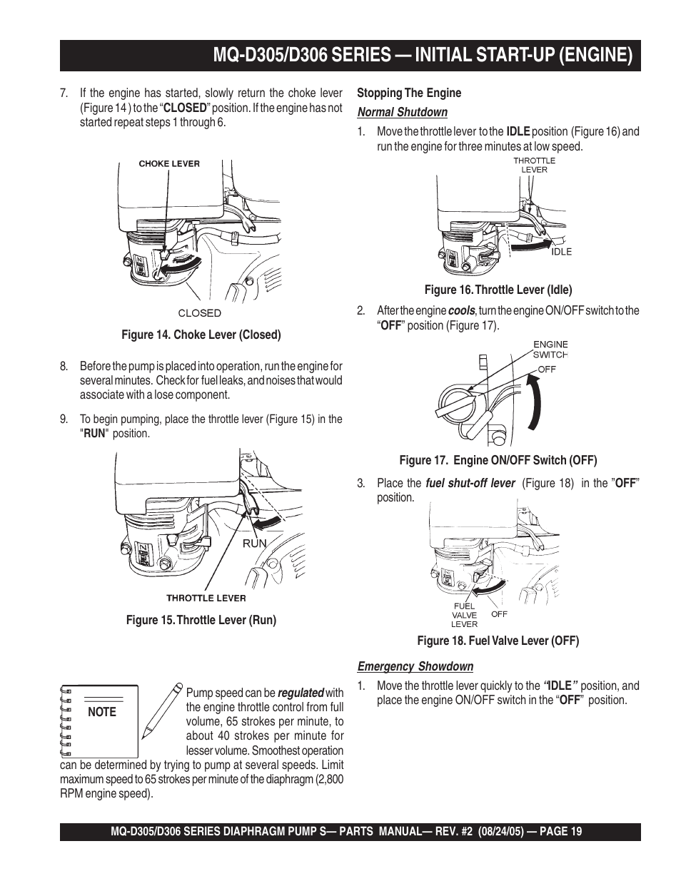 Multiquip MQD306 User Manual | Page 19 / 76