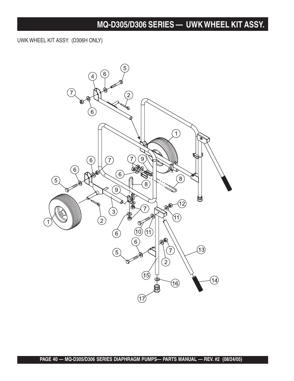 Multiquip MQD306 User Manual | Page 40 / 76