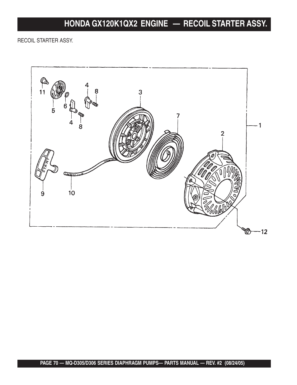 Multiquip MQD306 User Manual | Page 70 / 76