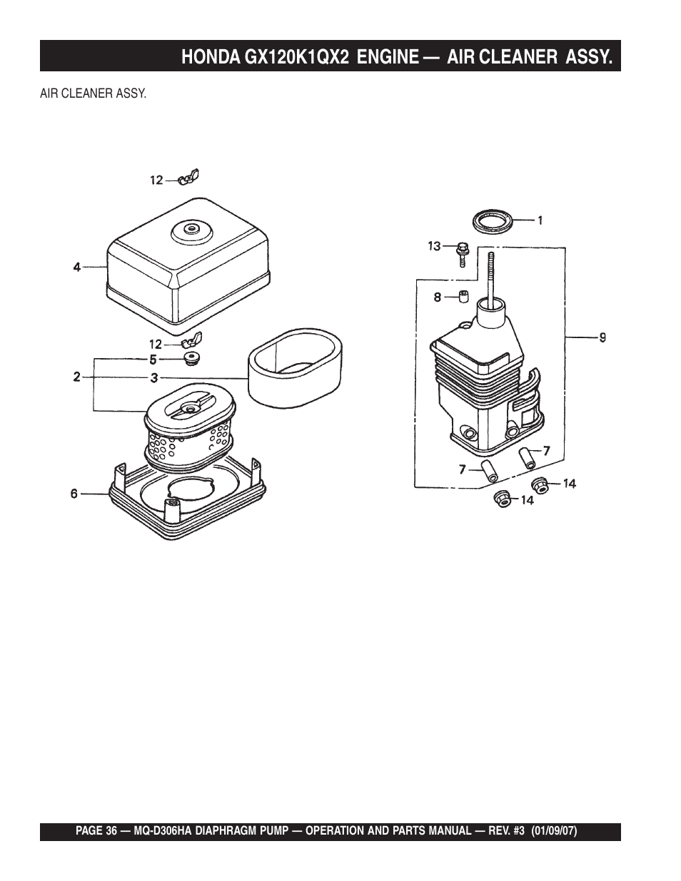 Multiquip MQD306HA User Manual | Page 36 / 70