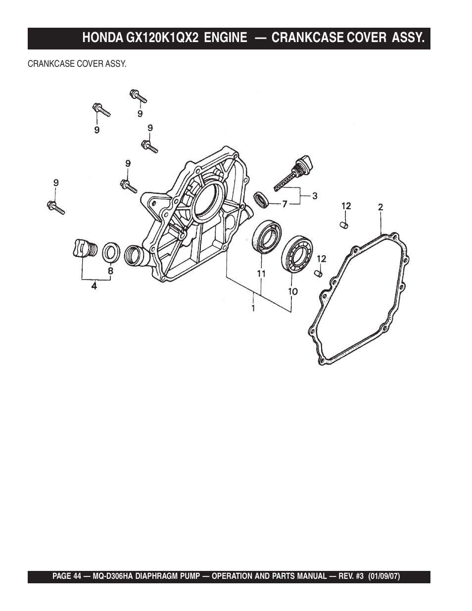 Multiquip MQD306HA User Manual | Page 44 / 70