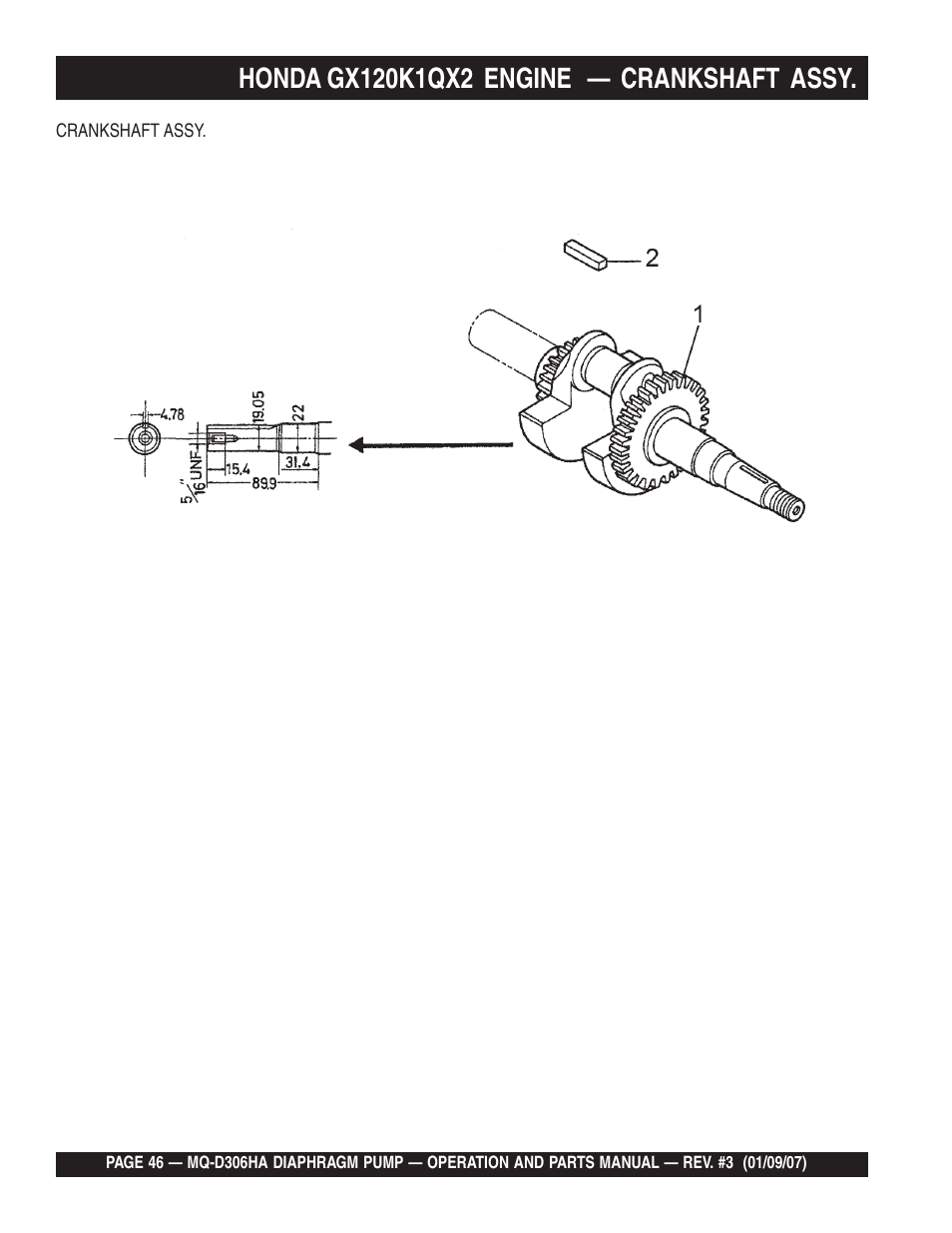 Multiquip MQD306HA User Manual | Page 46 / 70