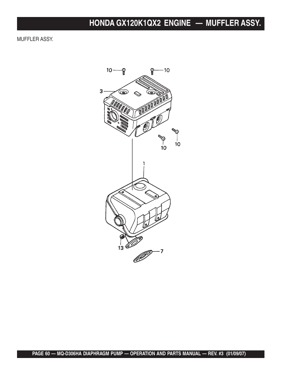 Multiquip MQD306HA User Manual | Page 60 / 70