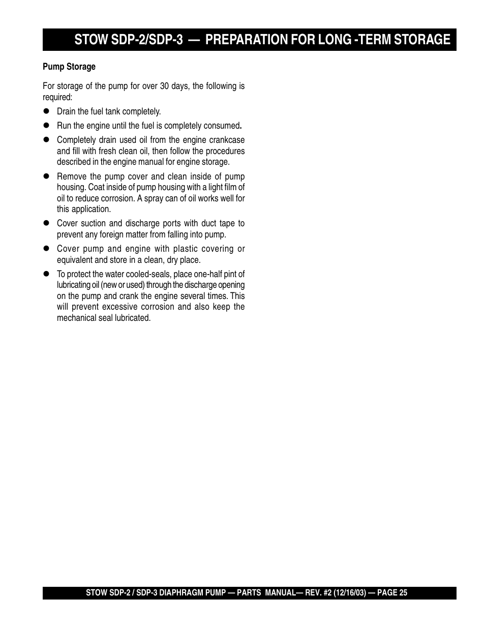 Multiquip SDP3 User Manual | Page 25 / 76