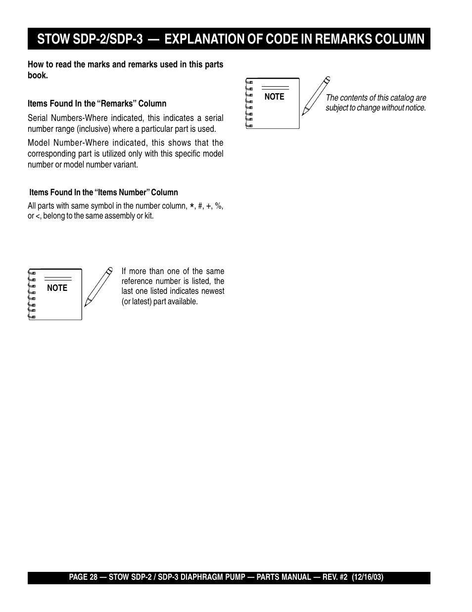 Multiquip SDP3 User Manual | Page 28 / 76