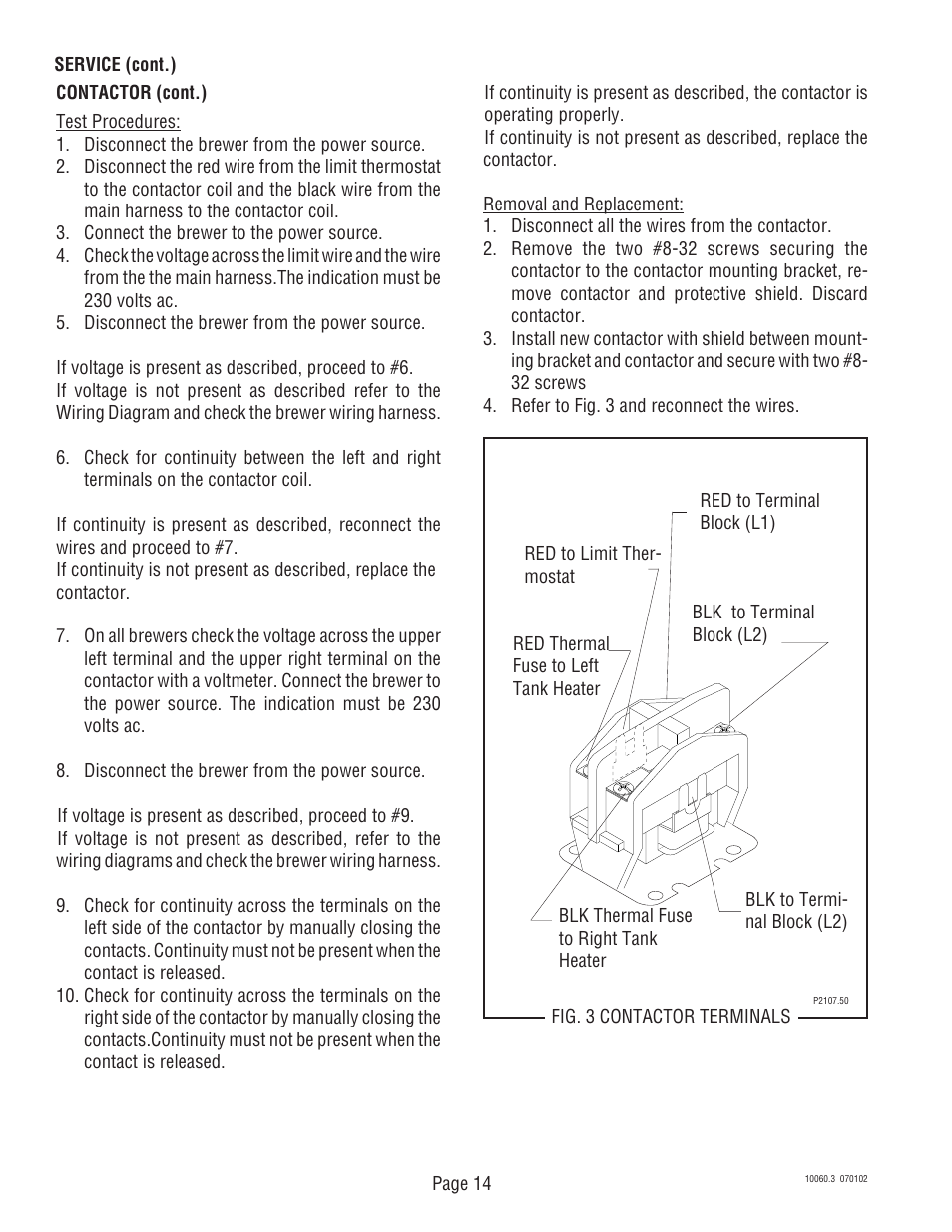 Bunn U3A User Manual | Page 14 / 30