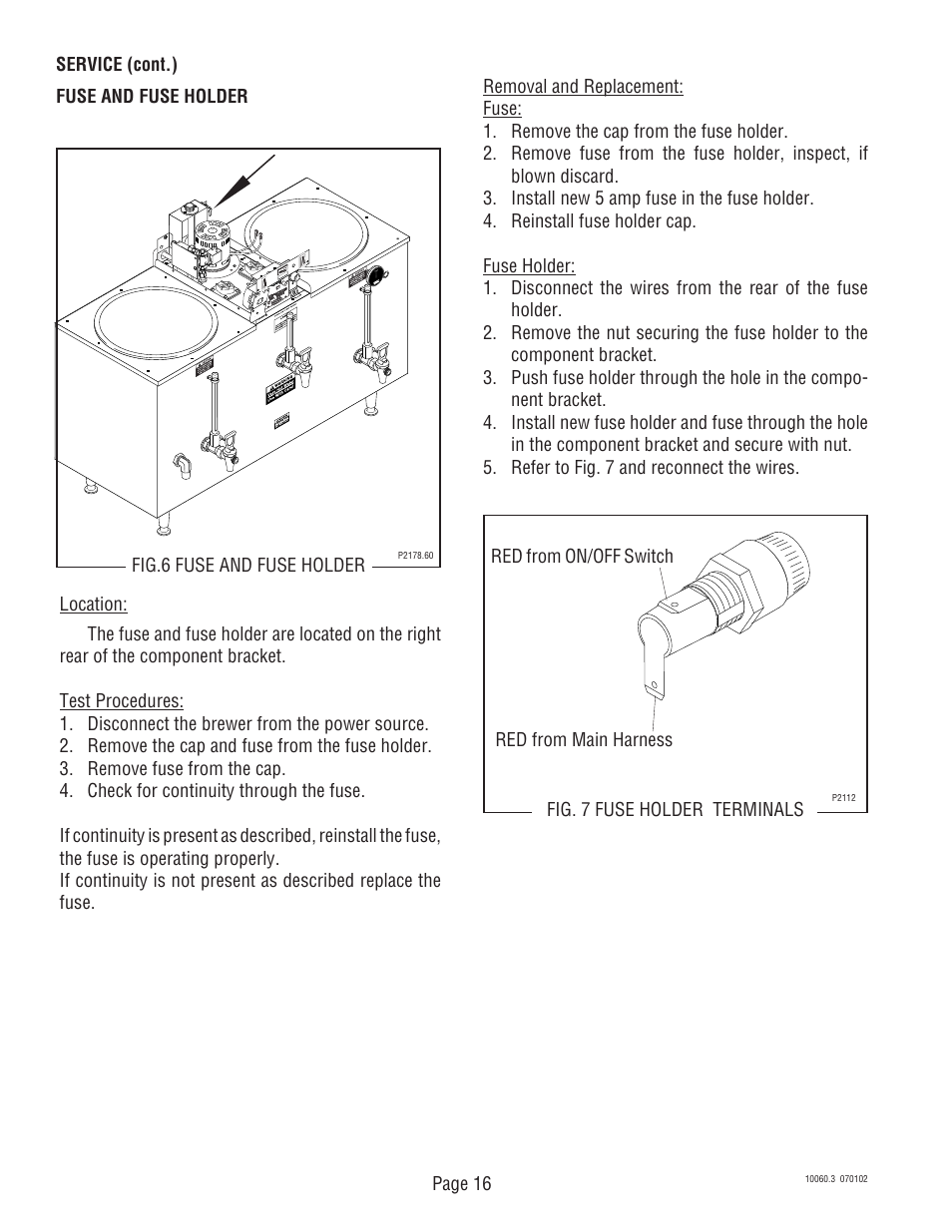 Bunn U3A User Manual | Page 16 / 30